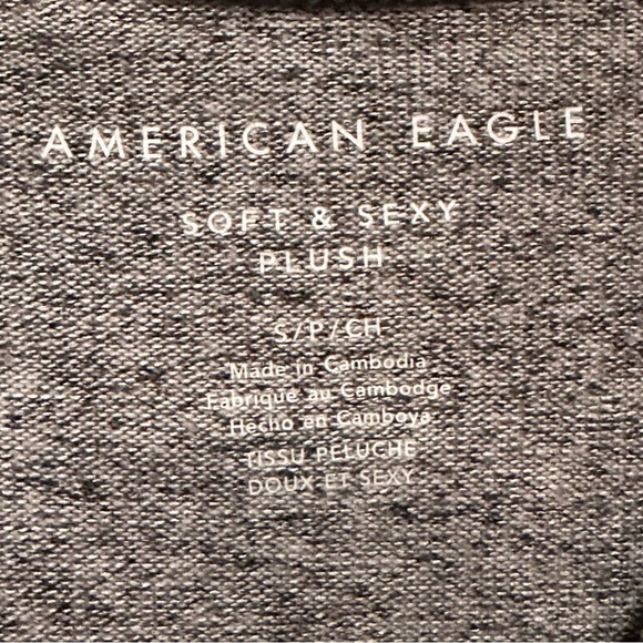 NWT!! American Eagle “Soft & Sexy Plush” camo long sleeve size S!! - Picture 5 of 5